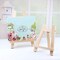 DSHE Small Tabletop Display Stand 8 inch Wooden Table Top A-Frame Artist Easel Canvas Photo Picture Sign Holder Stand